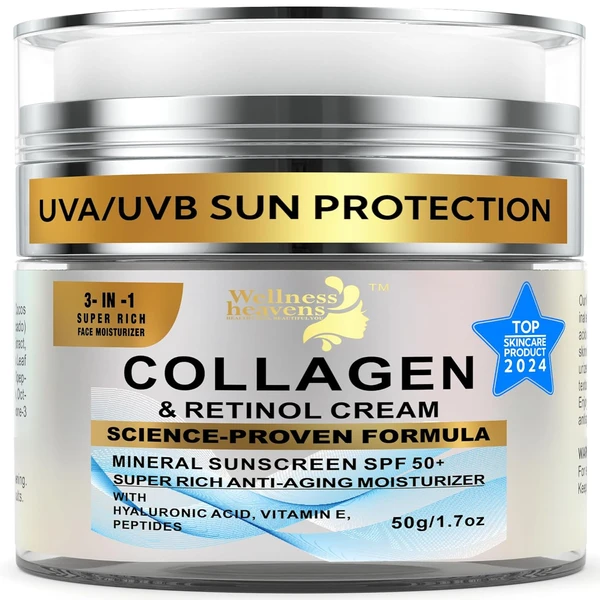 Face Repair Cream with Collagen & Retinol-Wrinkle Cream- Age Defying