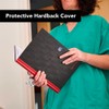 Black n' Red A4 Casebound Notebook - Plain