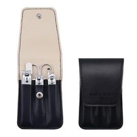 6-Piece Nail Clippers Set for Men Toe and Fingernail Clippers Kit with Travel Case Mens Manicure Nail Grooming Kits Gift for Dad Husband Boyfriend Men’s Personal Care Essentials
