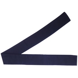 [TOuWA] Happi Obi Hanten Belt for Adults, Plain, Festival Supplies (Black), Black