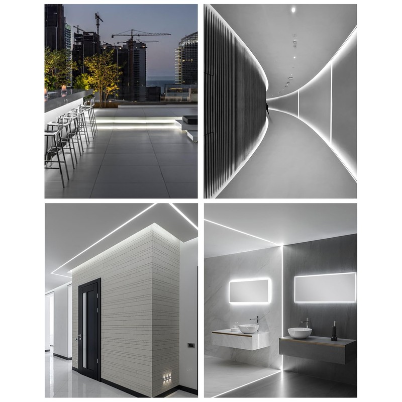 ALITOVE USB COB LED Strip 2 m Cool White 6000