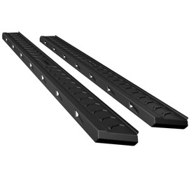 ONINE Windcut 7" Textured Black Running Boards Custom Fit 2020-2025 Chevy Silverado,GMC Sierra 1500 2500HD 3500HD Crew Cab Side Steps Nerf Bars