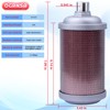 XY-07 DN20 Dryer Silencer，Air Compressor Silencer 3/4"，Drying Machine Diaphragm Pump