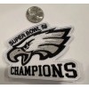 Unbranded Philadelphia Eagles Champions (Sew) On Patch. 4”x 3” Awesome!