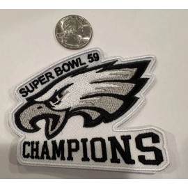 Unbranded Philadelphia Eagles Champions (Sew) On Patch. 4”x 3” Awesome!