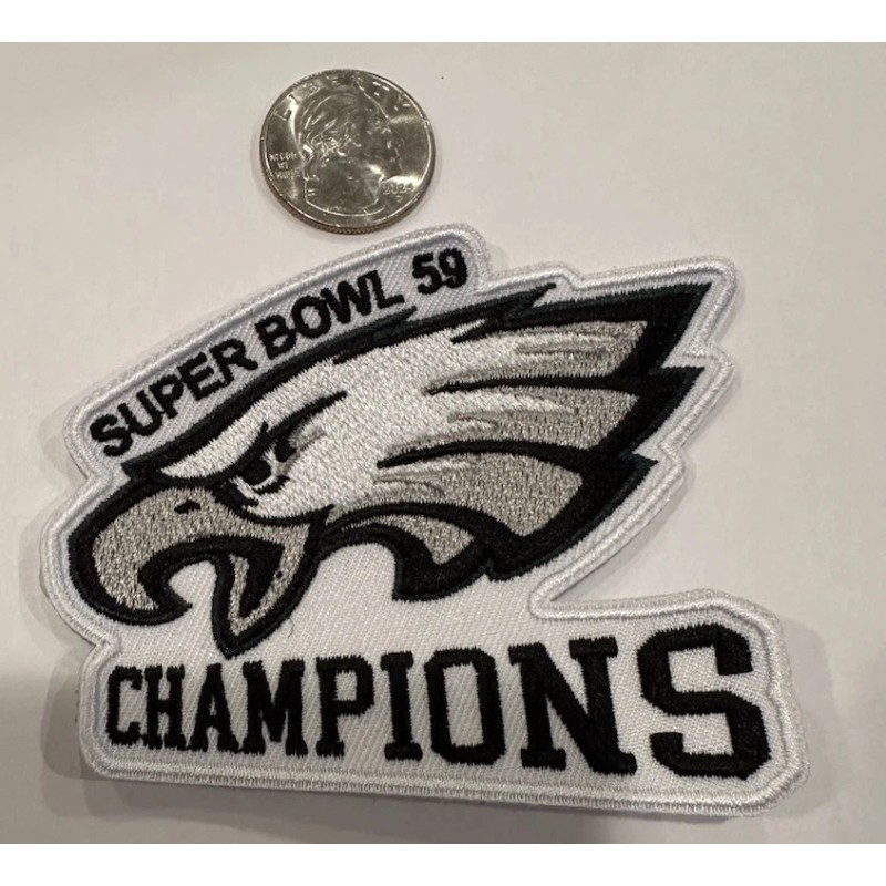 Unbranded Philadelphia Eagles Champions (Sew) On Patch. 4”x 3” Awesome!