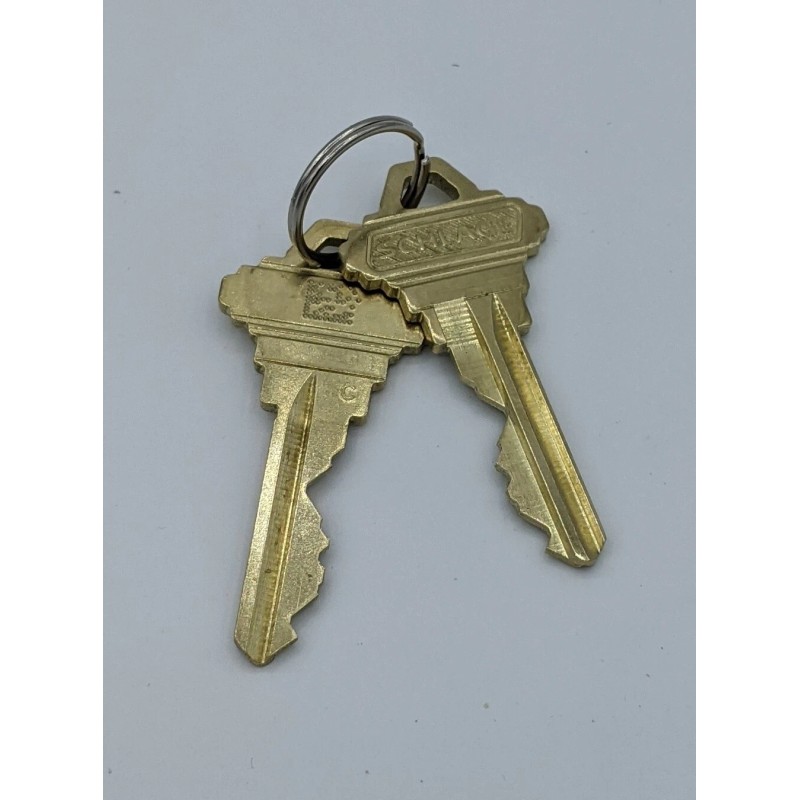 Schlage (2 Keys) SCHLAGE ORIGINAL (35-101 C) SC1, SC4 Cut