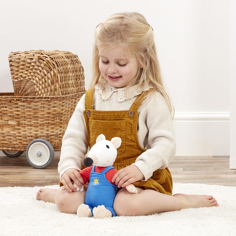 Rainbow Designs Maisy Soft Toy - Soft Stuffed Mouse with