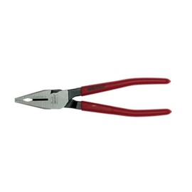 Teng Tools 8 Inch High Leverage Vinyl Dipped Handle Lineman's Pliers - MB452-8