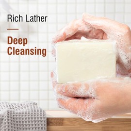 Tallow Soap Bar, Moisturizing Face & Body Wash, Tallow Soap Bath Soap for All Skin, Gentle Cleansing & Hydration - 200g/7OZ