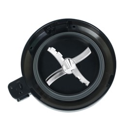 Outer Bowl Lid with Paddle for Ninja NC301 NC300 Ice Cream Maker,Reusable BPA-Free Replacement Lid, Creami Accessories Compatible with Ninja NC299AMZ/NC301/NC300/NC201/NC101 Series, Dishwasher Safe