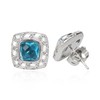 YURSHJAM Designer Earrings 7MM Square Cubic Zirconia Earrings Studs for