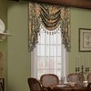 Loom and Mill Luxury Waterfall Valances for Windows, Boho Jacquard