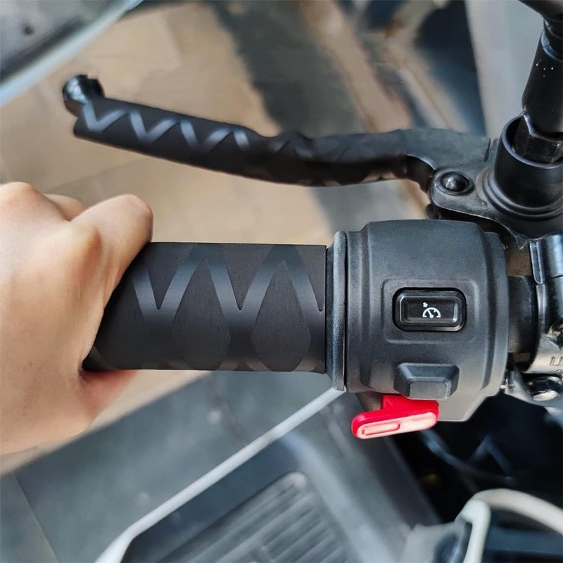 CJQRL Pack of 4 Motorcycle Grips Non-Slip Heating Grips Motorcycle