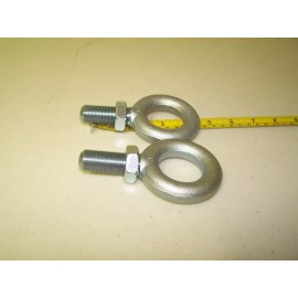 Eye bolts 2 Eye Bolts 3/4 inch -16x2",overall Height 5" used for S type Load cell, New