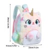 Cat Backpack Girls Plush Colorful Cute Bookbags School Bags Gift