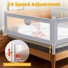 omzer Bed Rail for Toddlers - 3 Sides Safety Baby