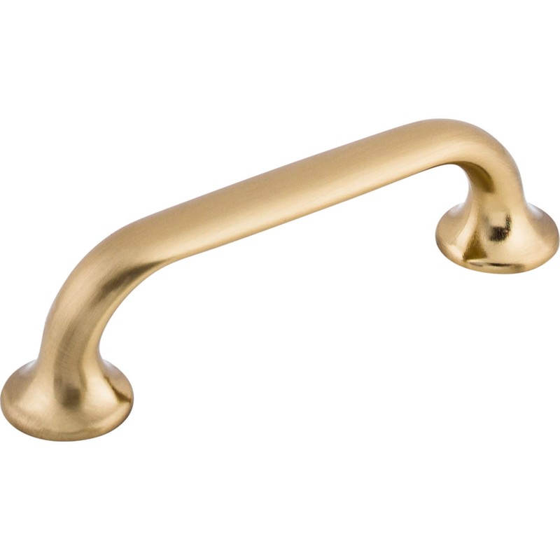 Top Knobs TK593BSN Mercer Collection 3-3/4" Oculus Oval Pull, Brushed