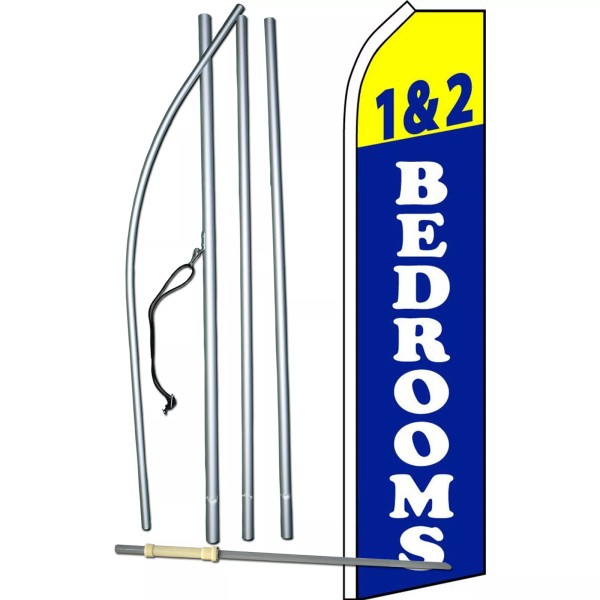 NeoPlex 1 & 2 Bedrooms Flag with Flag Pole and