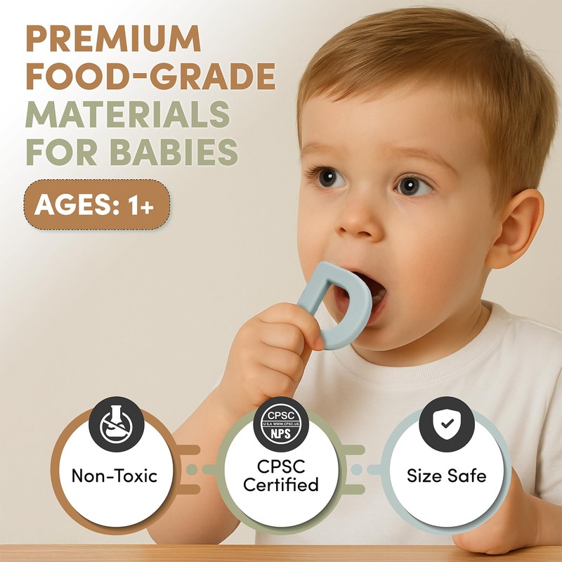 JoyCat Silicone Alphabet Magnetic Letters, 26 Uppercase ABC Fridge Magnets