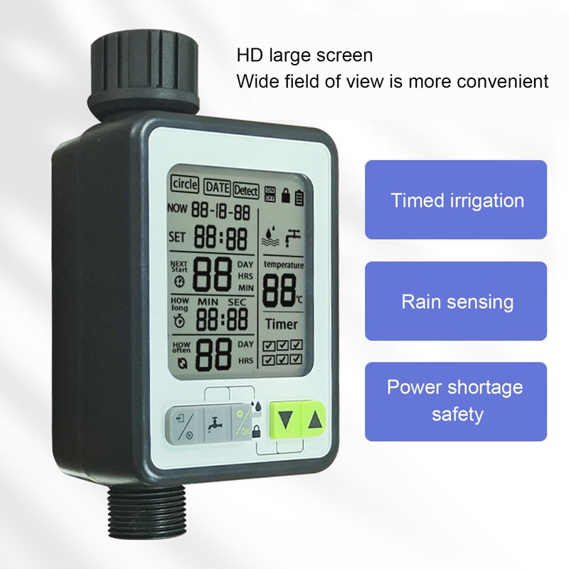 Watering Timer Automatic 3 Modes Rain Sensing Sprinkler Timer for