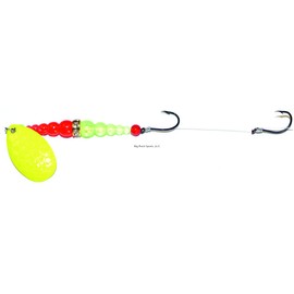 Mack’s Lure Double Whammy® Classic (Chartreuse/Orange/Chartreuse, #6)
