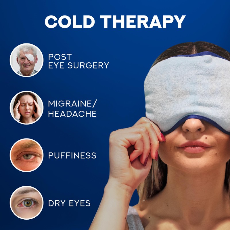 Ticlo's Cooling Eye Mask for Puffy Eyes - Gel Mask