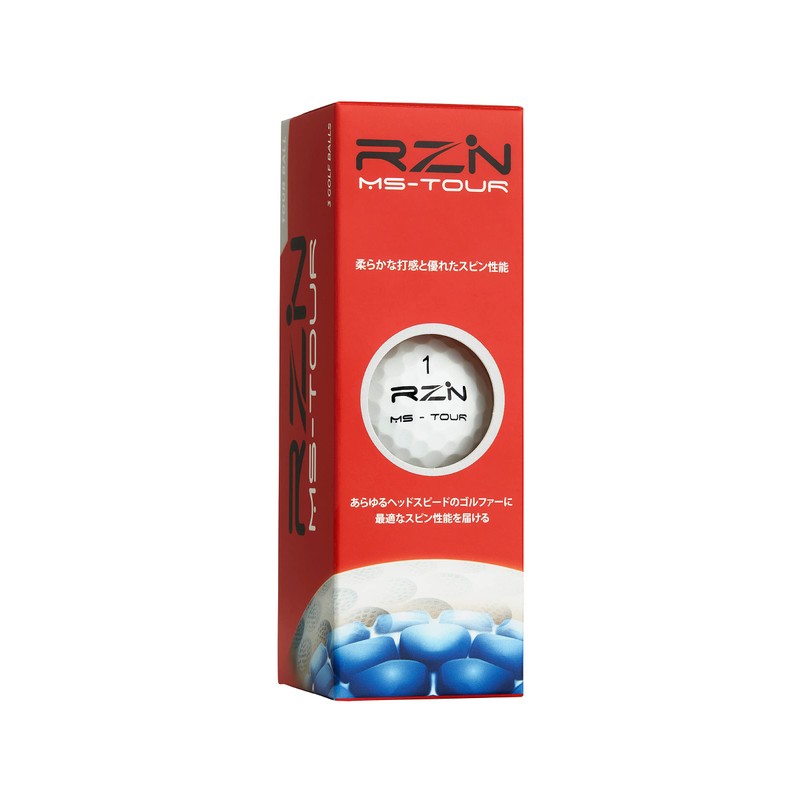 RZN Golf Golf Ball 3 Piece MS-Tour 1 Dozen (12