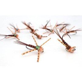 Rubberleg Pheasant Tail Nymph (12 Flies)