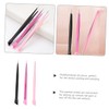 Healvian 3pcs Double End Nipper Tweezers Versatile Craft Tools for