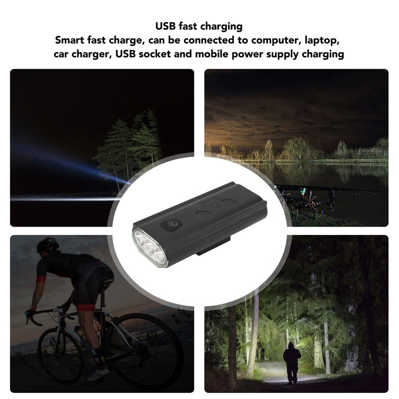 Rechargeable Flashlight 800 Lm White Light LED IP55 15W 4000mAh