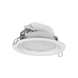 Volteck Lait EMP-101LC, Luminario LED empotrado redondo de 6 W, luz cálida