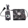 120x25mm Variable Speed Axial Fan with AC Plug,Muffin Fan with