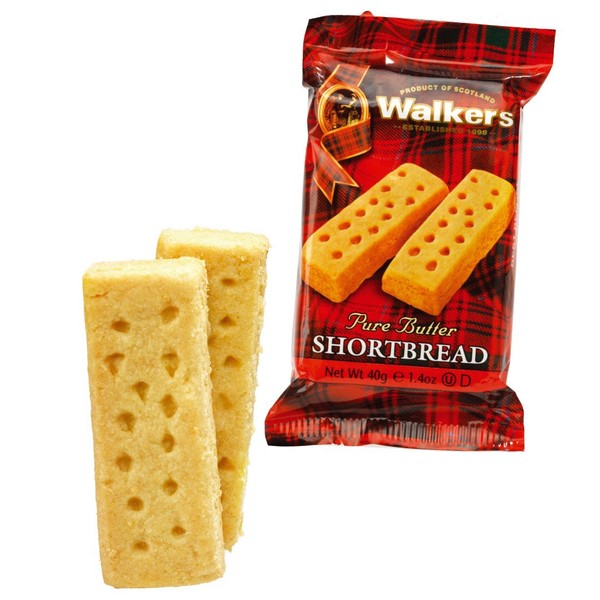 Walkers Shortbread Fingers Shortbread Cookies Snack Packs, 120 Count