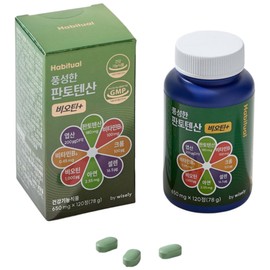 Wisely Rich Pantothenic Acid Biotin, 60 Tablets, 2 Pieces / 와이즐리 풍성한 판토텐산 비오틴, 60정, 2개