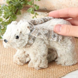 Unbranded Package of 2 Small 6" Walking Polar Bears with Scarf