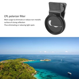 Veledge 37mm CPL Polarizer Lens Filter for Mobile Phones | Improve Color Saturation and Eliminate Reflection | Lightweight and Design | Easy to Install | Compatible with
