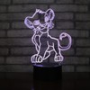 Wolostore Simba Children's LED Lamp Colour Changing USB Night Light
