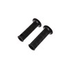 Set of rubber parts and 2x end mushrooms, black, suitable