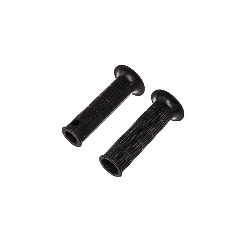 Set of rubber parts and 2x end mushrooms, black, suitable