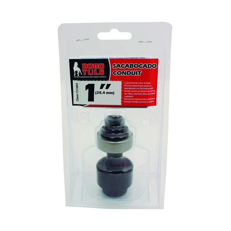 Dogo Tuls TJ1003 Sacabocado Conduit, 1"