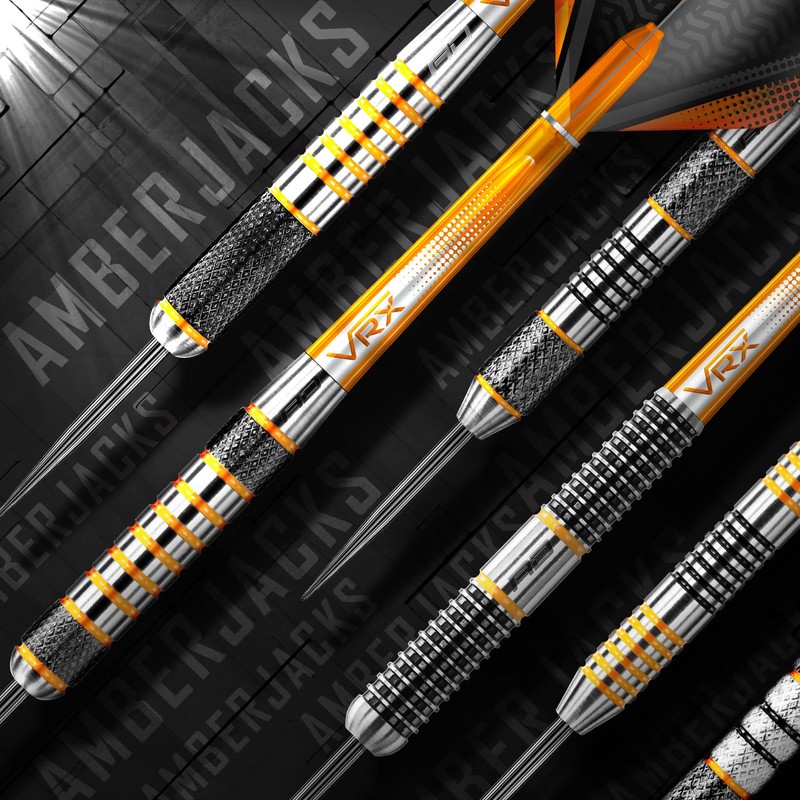 RED DRAGON Amberjack 18: 24g Tungsten Darts Set with Flights