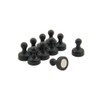 High Power Black Skittle Magnet for Fridge, Office, Whiteboard, Noticeboard,