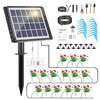 HEKIWAY 49FT Solar Drip Irrigation System, Auto Watering Kit for
