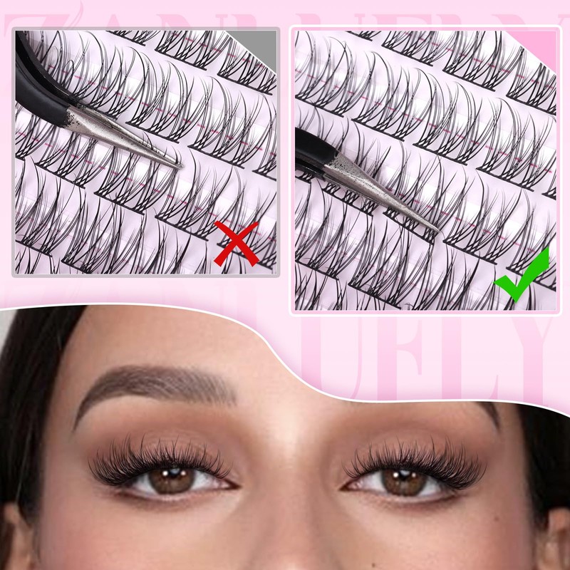 Lash CLusters Wispy Eyelash Clusters Natural Lash Extensions C Curl