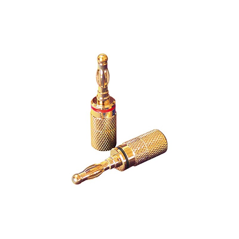 Dynavox Banana Plug Red/Black Blisterverp