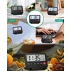 ORIA Digital Travel Alarm Clock, Battery Operated LCD Desk Clock,
