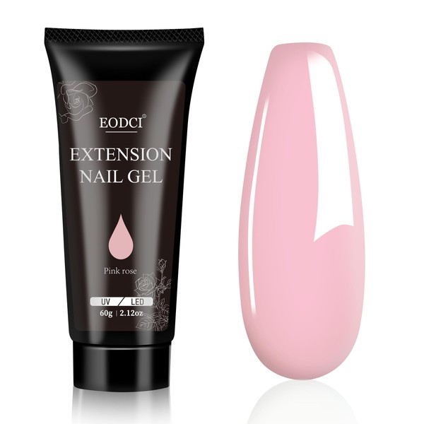 EODCI Poly Nagel Gel, 60g Rosa Art Acrylgel für Nägel