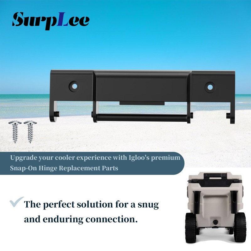 SurpLee Cooler snap-on Hinge for Igloo trailmate Coolers Replacement Parts，Igloo