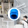 sourcing map 2 Pcs Union PVC Pipe Fitting 4" Male